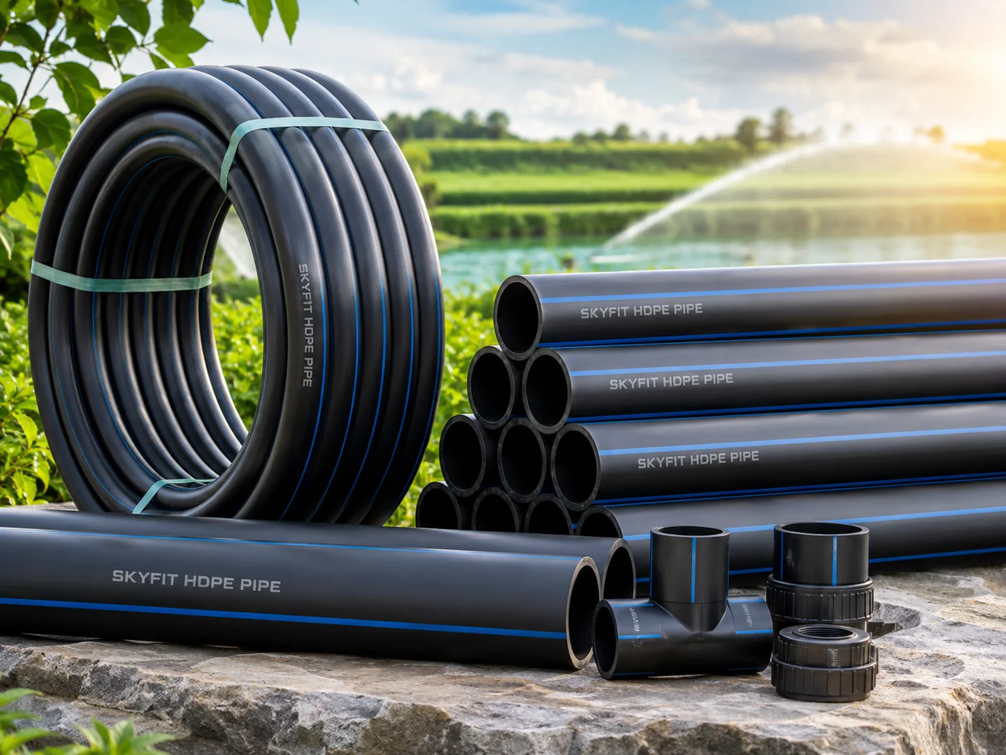 SKYFIT HDPE pipes and coil